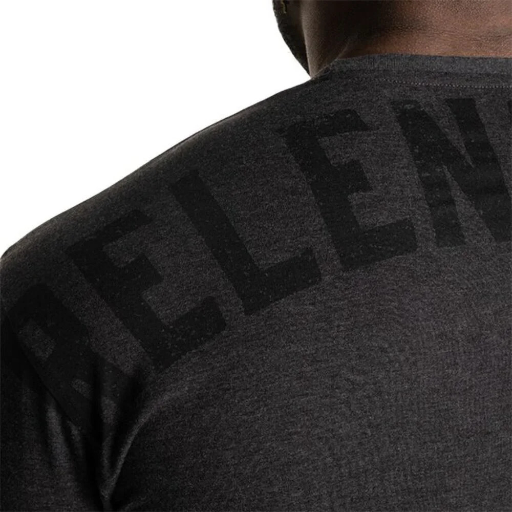 Gasp Skull Standard Tee, Dark Grey Melange - Picture 4 of 4